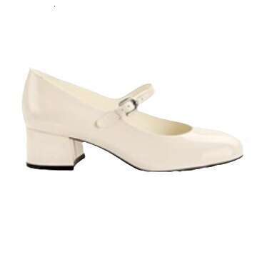 Designer Round Toe Shallow Commuter Style High Heels Slimming Chunky Heel Mary Jane Women French Chic Fashion Shoes