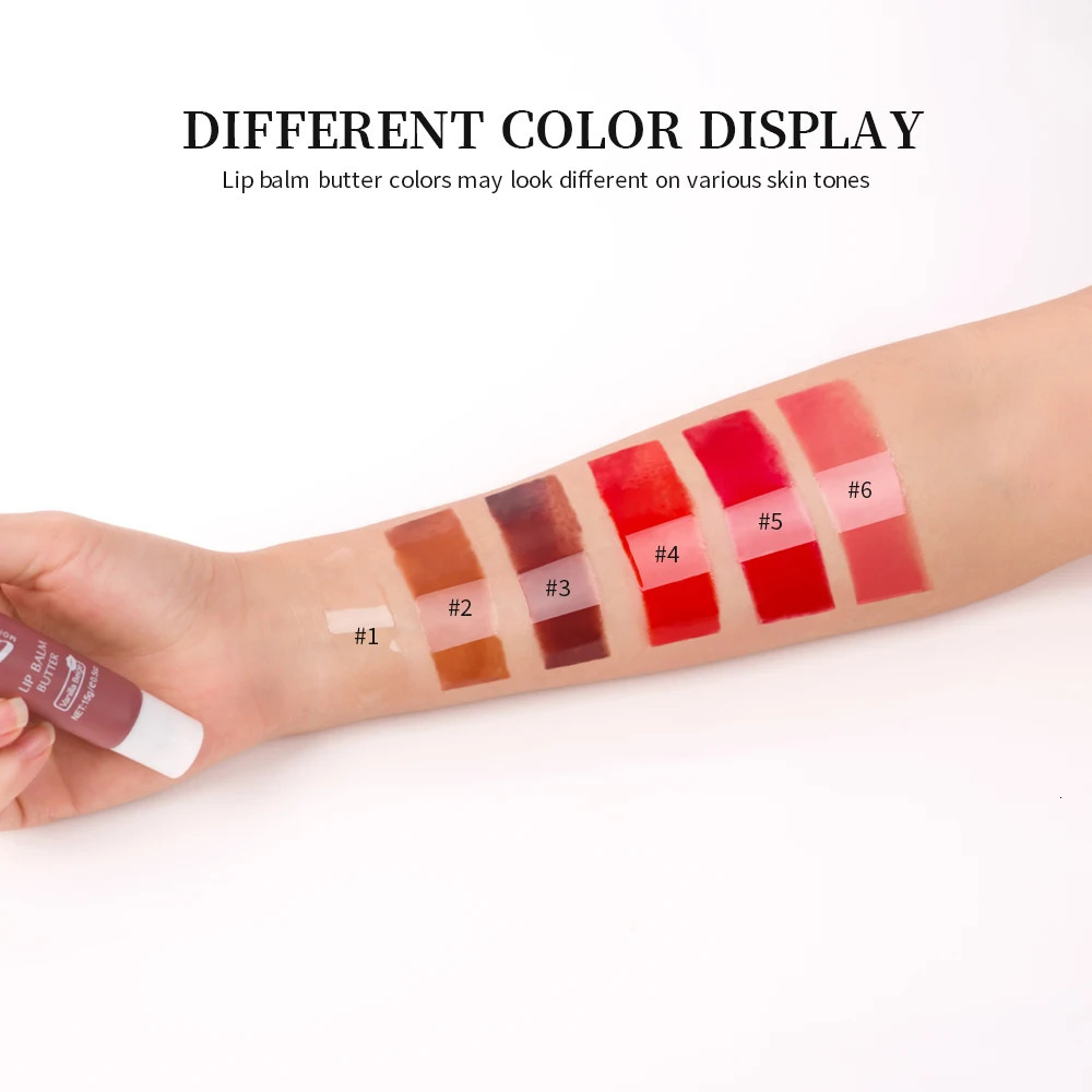 3pcs/Kit Butter Lip Gloss Oil Jelly Lipgloss Liquid Lipstick Lip Tint Brown Sugar Crystal Lip Balm 250726