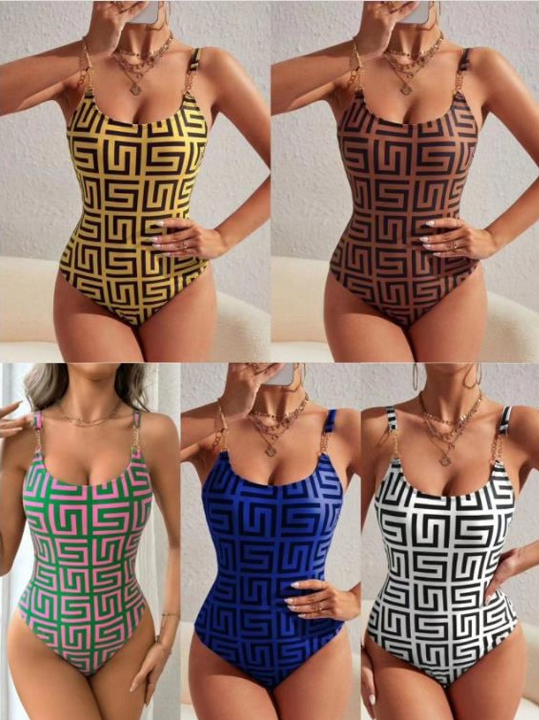 Sexy Retro Print Swimwear Women One Piece Swimsuit Female Bathing Suits Swimming for Beach Wear Monokini Brazilian Biquini
