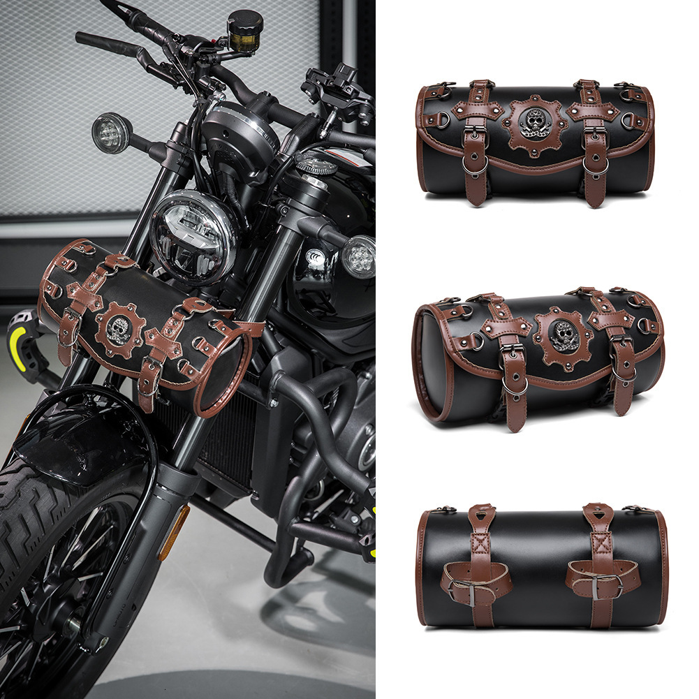 New Punk Motorcycle Bag Outdoor Riding PU Hanging Accessory ddmymoon