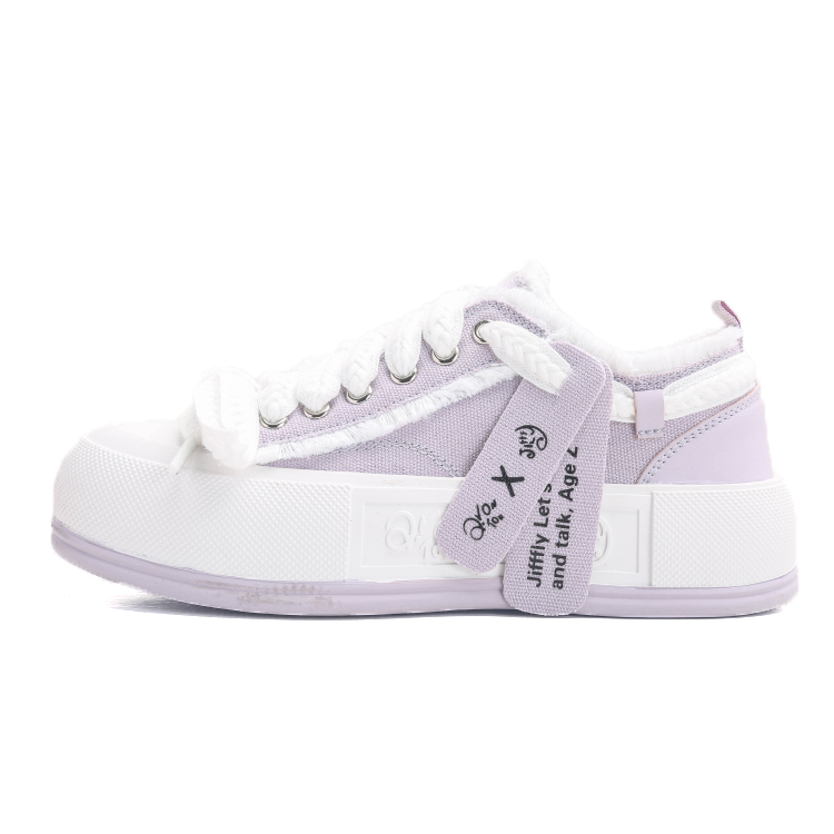 Q.Vonton Women's Low Top Sneakers - Versatile Casual Shoes with Thick Sole for Spring/Summer