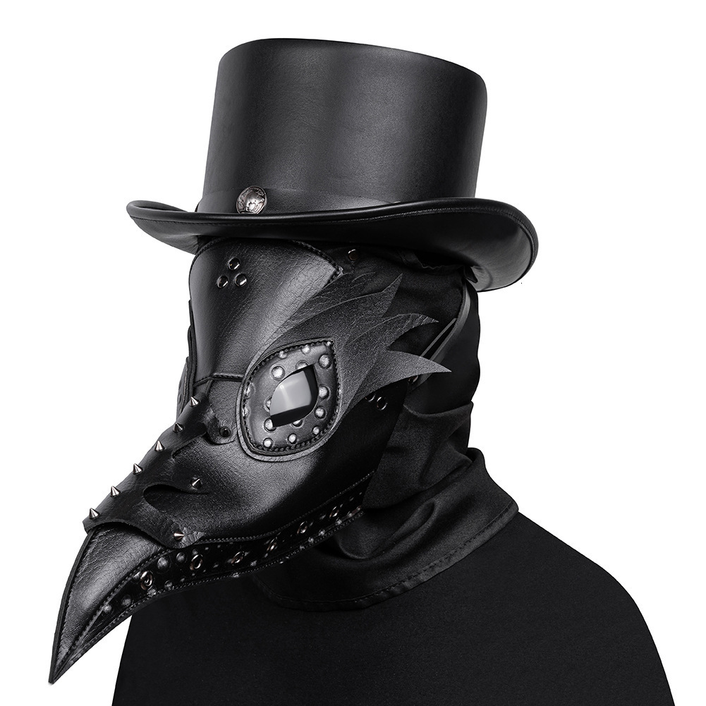 Halloween Plague Doctor Mask Cosplay Party Performance Prop Headgear ddmymoon