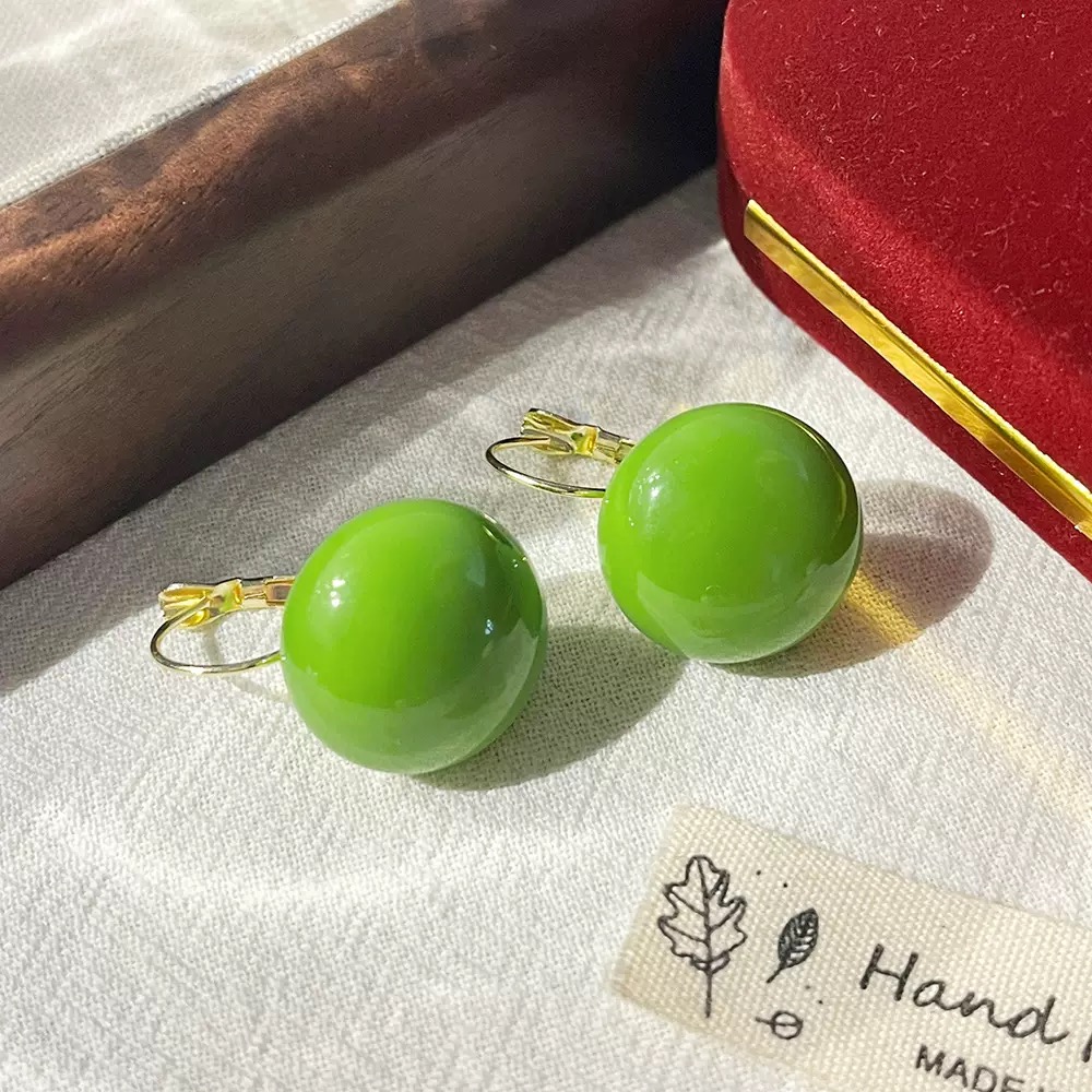 2025 New Acrylic Candy-Colored Earrings, Fresh Spring and Summer Earrings