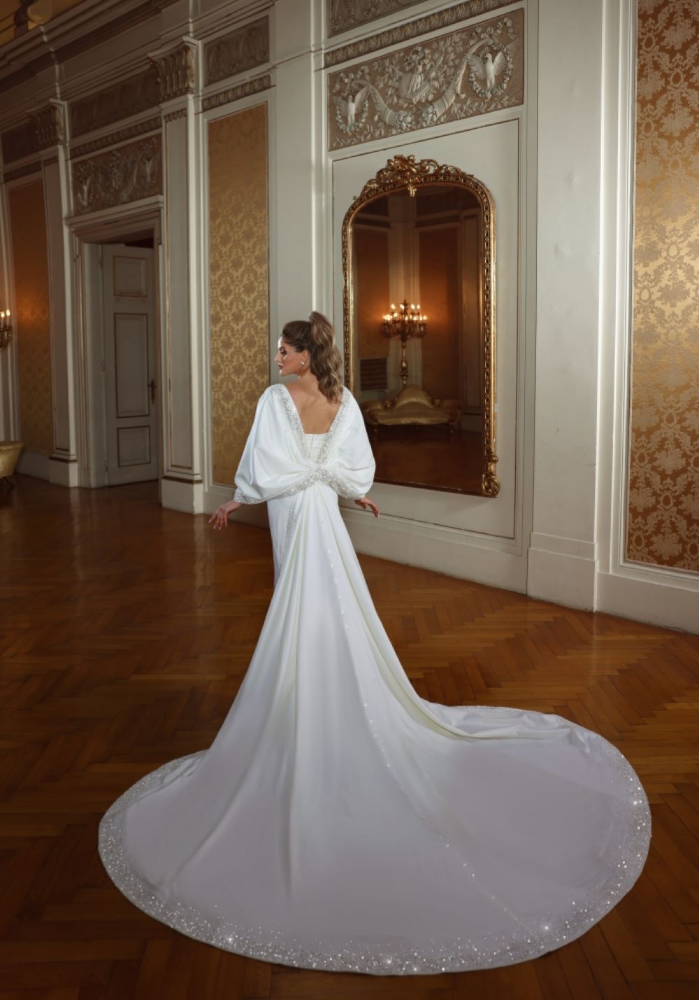 Elegant Mermaid Wedding Dress Sweetheart Neck Sleeveless Jacket Bridal Gowns Sequins Sweep Train Dresses Custom Made vestidos de novia