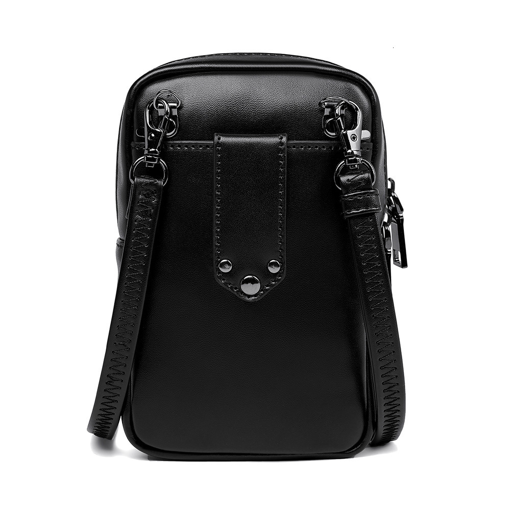 New PU Leather Skull Snake Pattern Women's Crossbody Outdoor Shoulder Phone Travel Small Bag ddmymoon