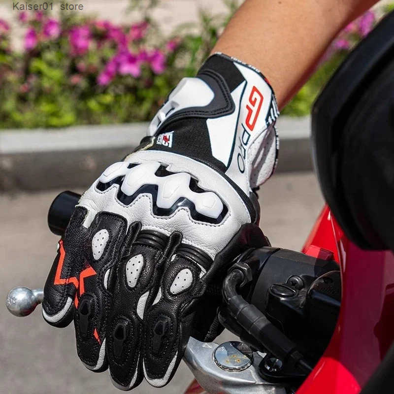 Motorcycle Gloves For Italy GP R4 Racing ather Men Motocross Gloves Anti-Drop Wear-Resistant Moto Glove Guantes Moto Z250725