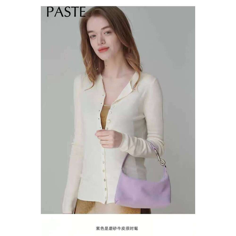 Real Lambskin Suede Leather Party for Women Hobo Shoulder Bag Single Crossbody Sac Underarm Dumpling Sweet Bags