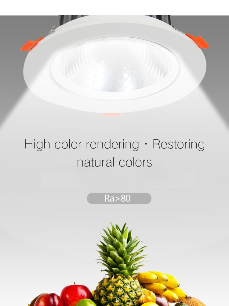 LED Spotlight Ceiling Light Recessed Adjustable Angle for Home Clothing Store Background Wall New Product Special Offer downlight CC