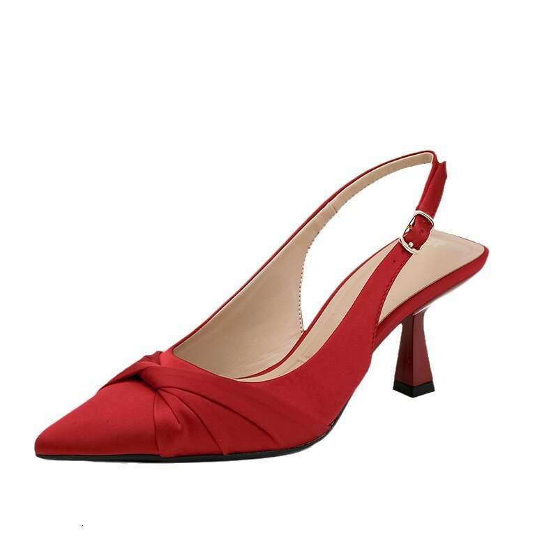 Sandals 2024 Spring Fashion Huizhou Autumn New High Heels Women's Stiletto High-end Backless Shoes