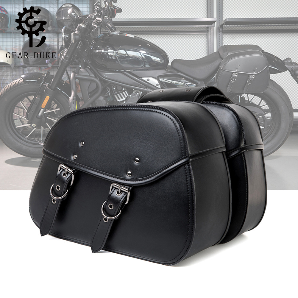 Harley Motorcycle Electric Bike Side Hanging Rider Cruiser Modified Tool Saddle Bag ddmymoon