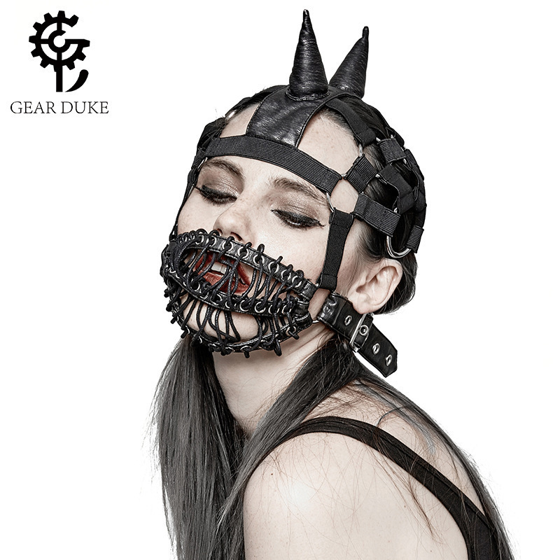 Steampunk Unisex Rope Leather Cosplay Anime Gothic Mask Headgear Decoration ddmymoon