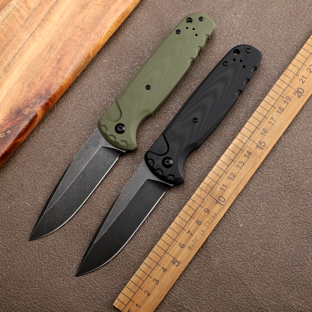 4300 Folding Pocket Knife Camping Tools Outdoor Hunting EDC Tactical Knife G10 Survival Tableware