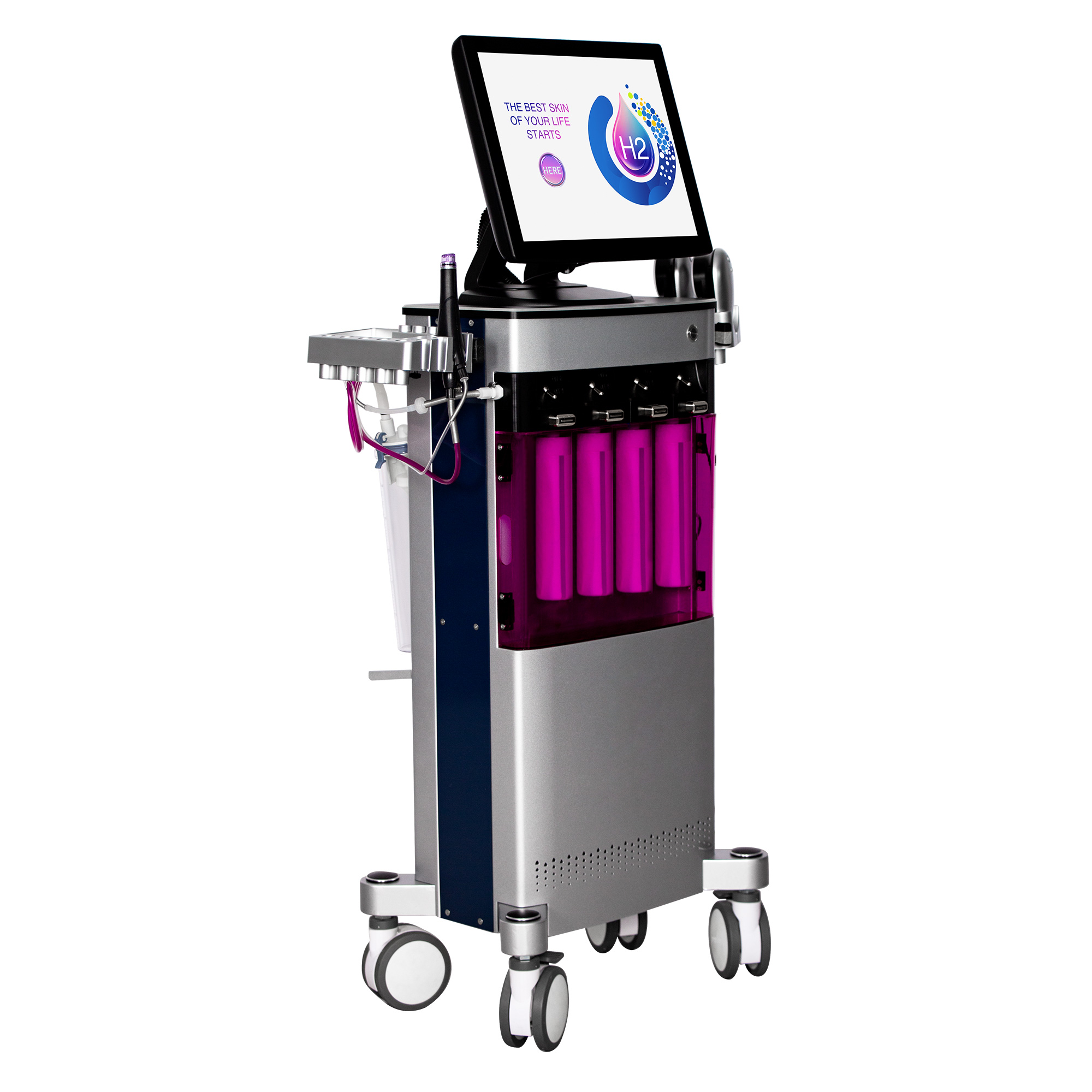 Oxygen Water Facial System Beauty Instrument, Multifunction Facial Spa Equipment Multifunctional Skin Rejuvenation and Firming Beauty Equipment