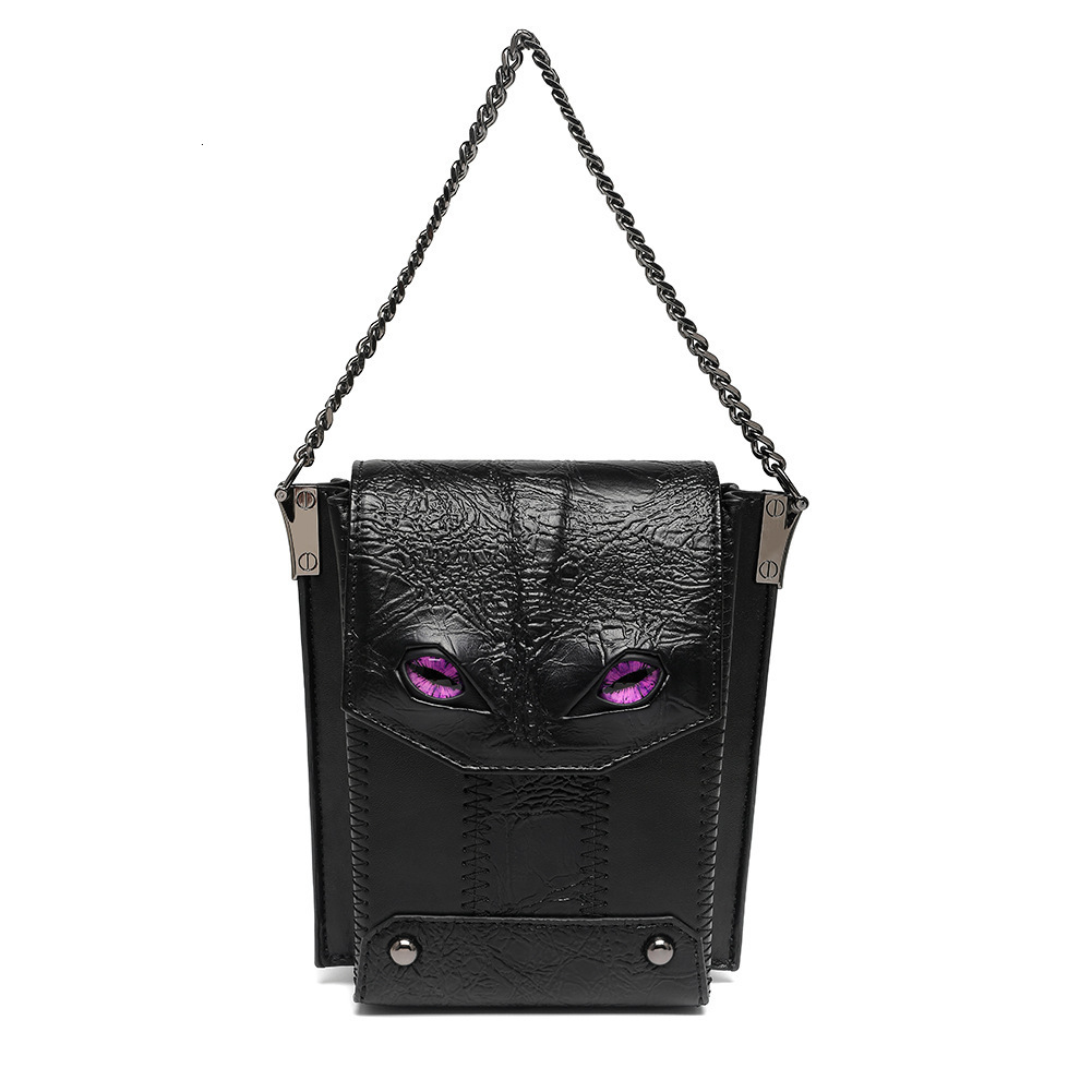 Guangzhou Bags for Women 2025 New Punk Niche Women's Single Shoulder Crossbody Gothic Small Bag ddmymoon