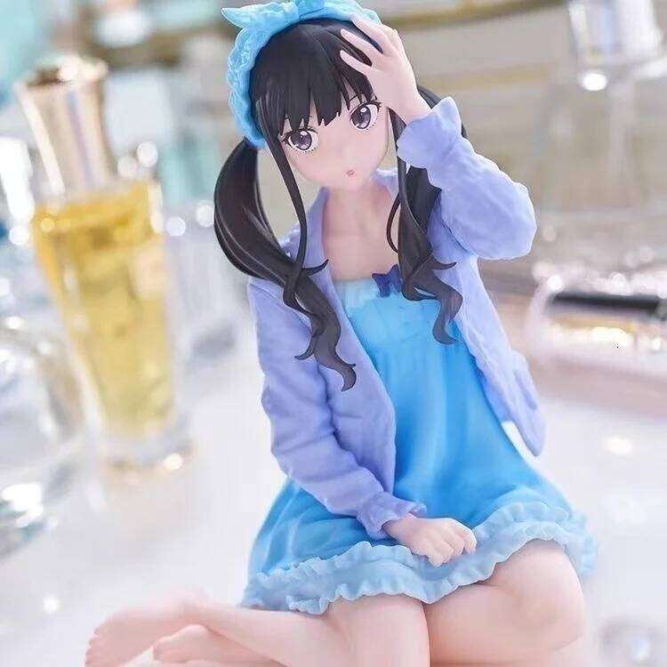 Lycoris Recoil Anime Figures Nishikigi Chisato Doll Action Figure Lolita Cute Girl Decoration Model Toys for Gift