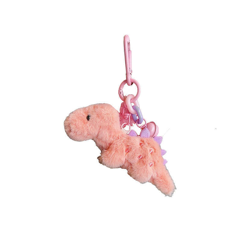Dopamine Colorful Little Dinosaur Plush Pendant Cute Simple Fashion Backpack Niche Keychain