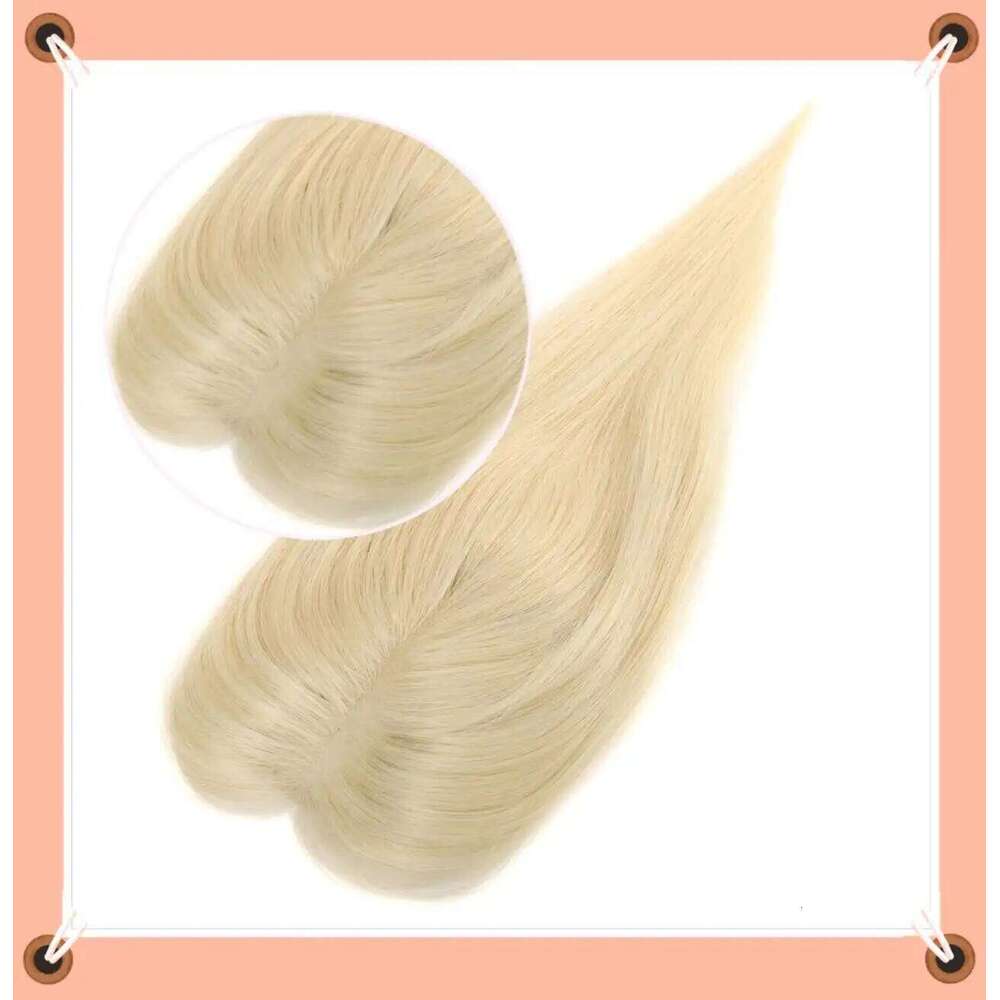 Swiss Lace Invisible Toppers Clip In Natural Hairpieces Fringe for Women Mild Loss Volume Hand-woven Human Hair