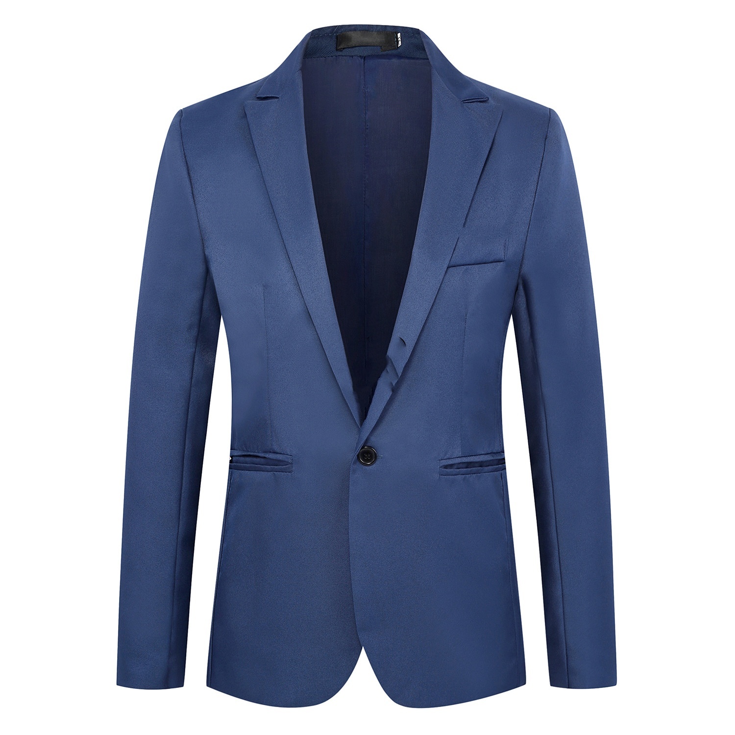 k1480 Groom suit men's suit set slim fit dress casual handsome plaid suit men