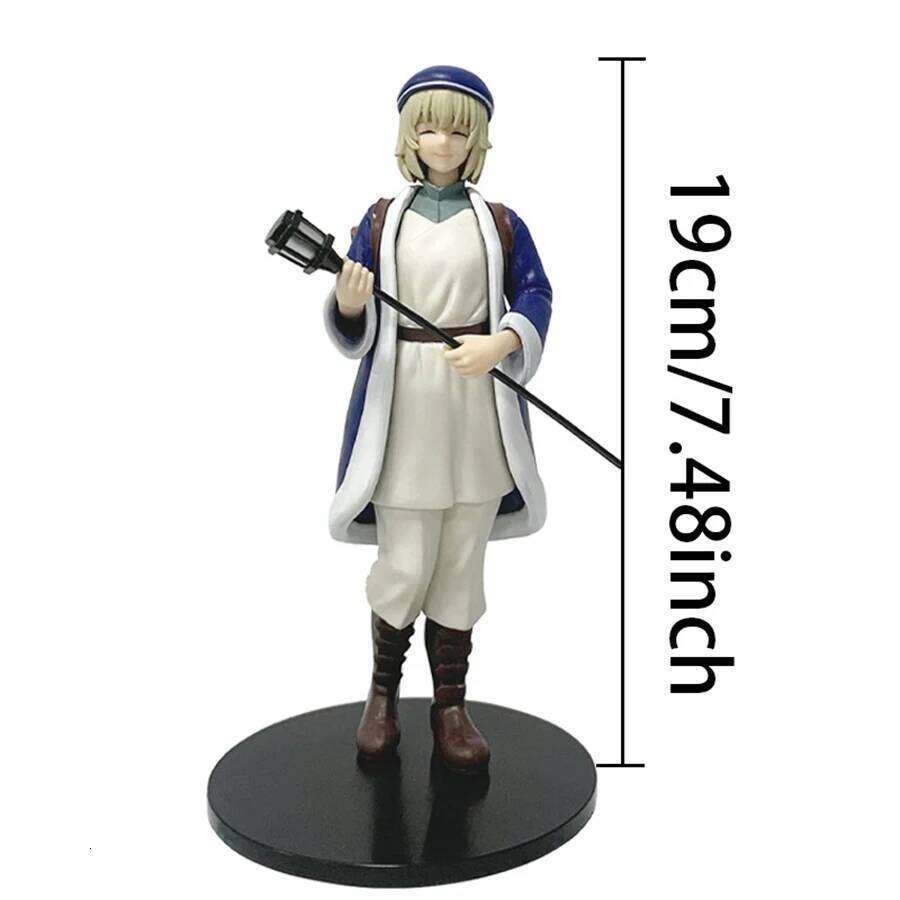 19cm Dungeon Meshi Anime Cute Woman Marcille Donato Action Figure Magician Falin Touden Figurine PVC Collection Model Toy