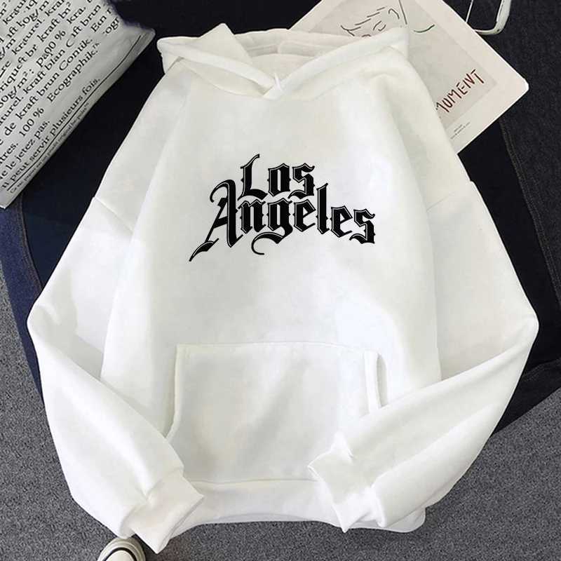 Los Angeles Printing Sweatshirts Mens Loose Hip Hop Style Hoodies High Quality Spring and Autumn Casual Hoodies W250408