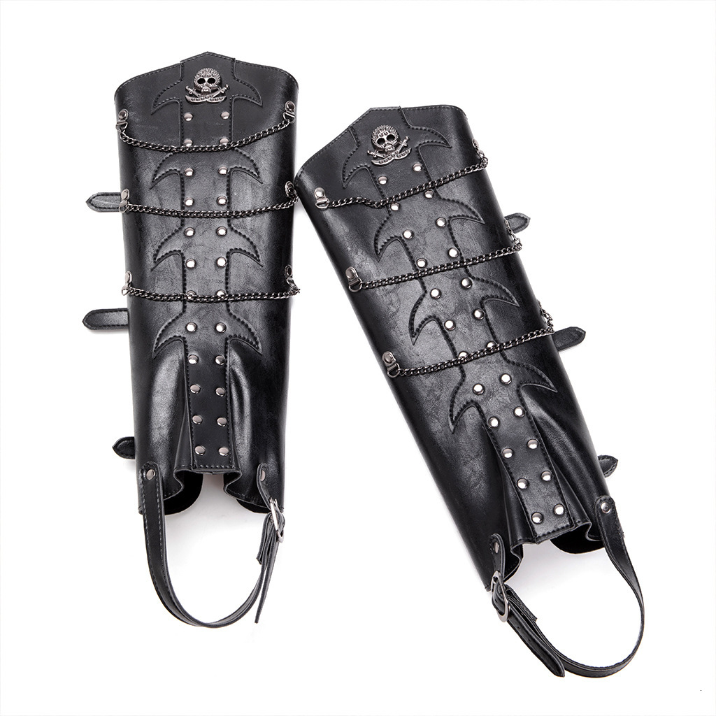 Dark Gothic Style Knight Boots Leg Cosplay Costume Accessories Adult Boot Film Performance Shoe Covers ddmymoon