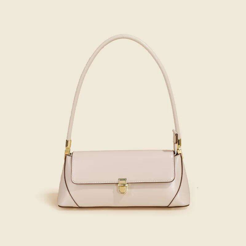 Genuine Shoulder fashion Handbag Leather phone bag for Women baguette Underarm Bag