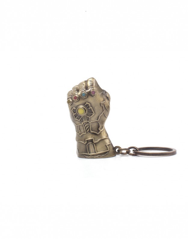 Bioworld Original Merchandise Marvel Avengers 3 Thanos Infinity Gauntlet Metal 3D Keychain 250726