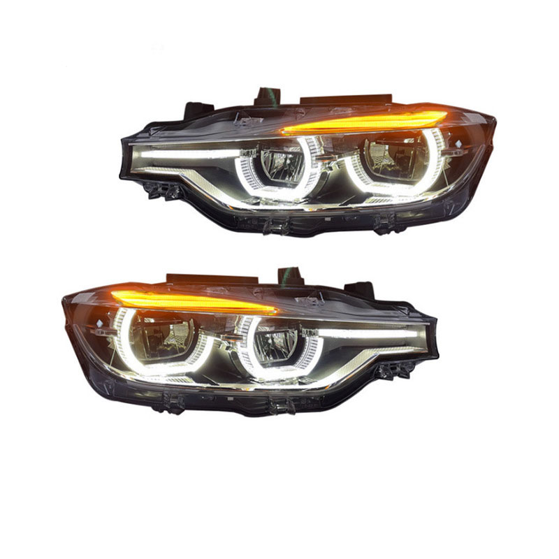 Headlights for BMW 3 Series F30 F35 2013-2018 Modified new spoon-shaped auto headlamp Xenon and Halogen headlight assemblies