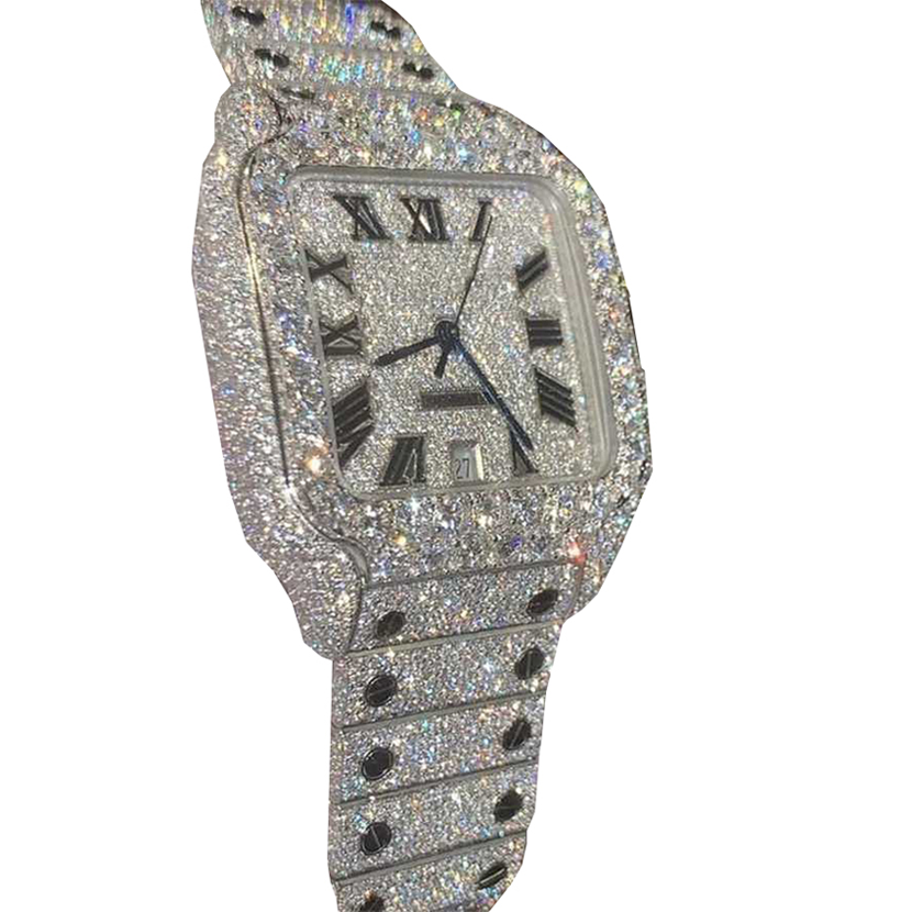 Moissanite Iced Out Designer Mens Watch for Men Quality Diamond Montre Automatic Movement Watches Orologio Montre De Luxe Hip Hop VVS