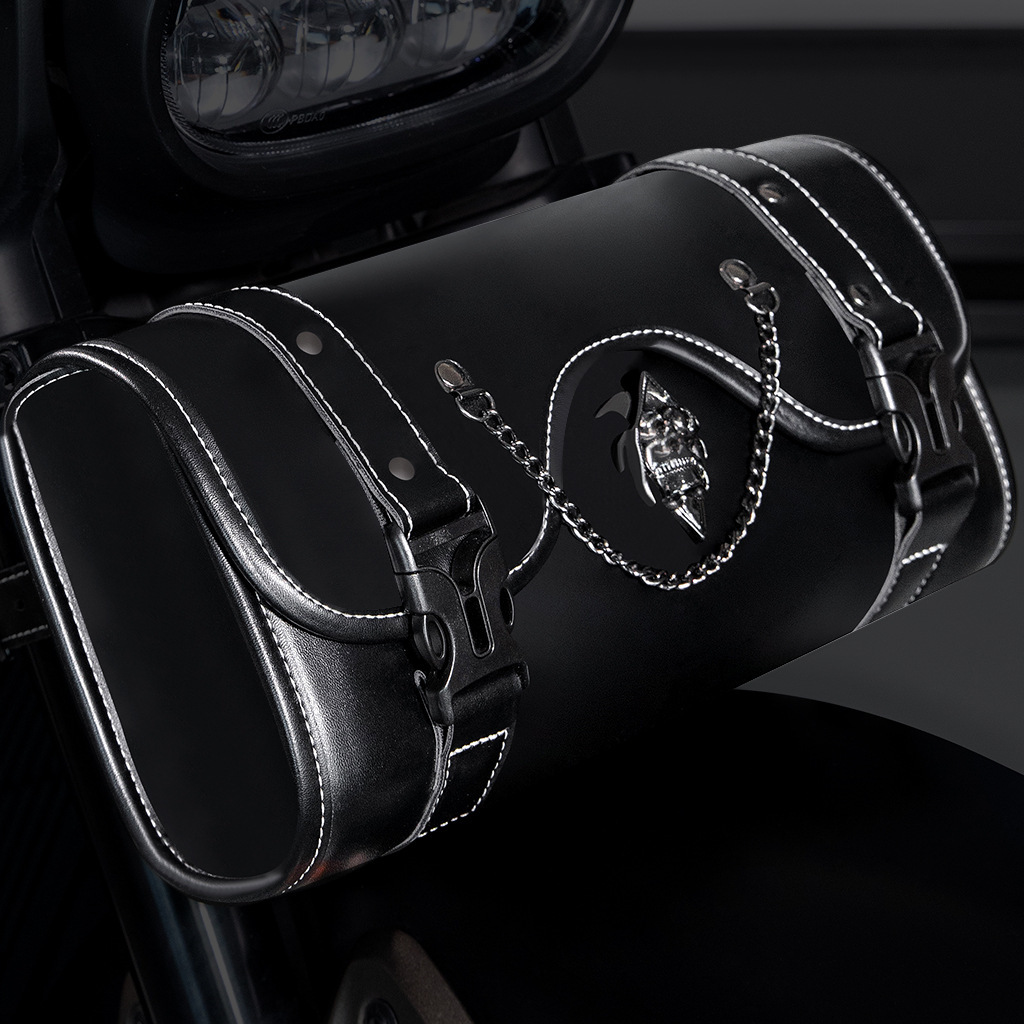 Punk Waterproof Rear Harley Storage Hanging Riding Bag Motorcycle Modification Equipment Accessories ddmymoon