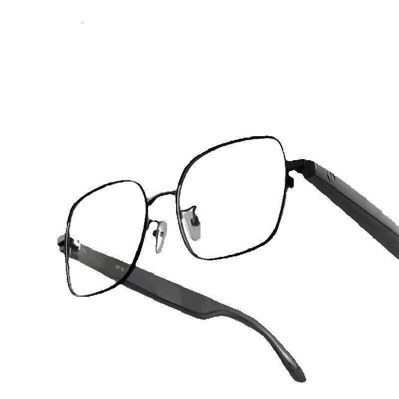 Smart Bluetooth Designer Sunglasses Gs11 American Style Metal Double Beam Magnetic Charging Color-Changing Lenses