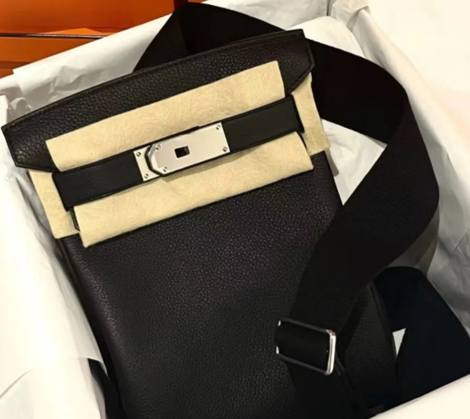 2025 Designer Hacados Crossbody Shoulder Chest Bag Backpack Purse Adjustable Strap Fully handmade in French original leather with plated hardware