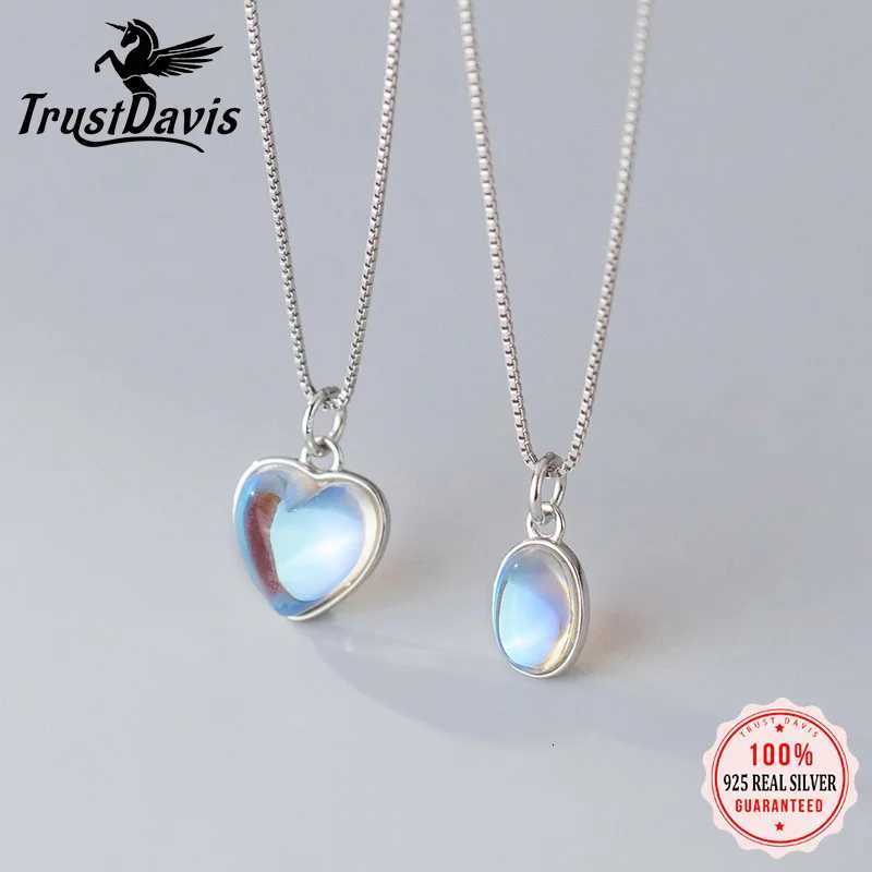 Sterling Silver Heart Necklace for Girls and Women Elegant S925 Jewelry for Birthday and Special Occasions Z250910