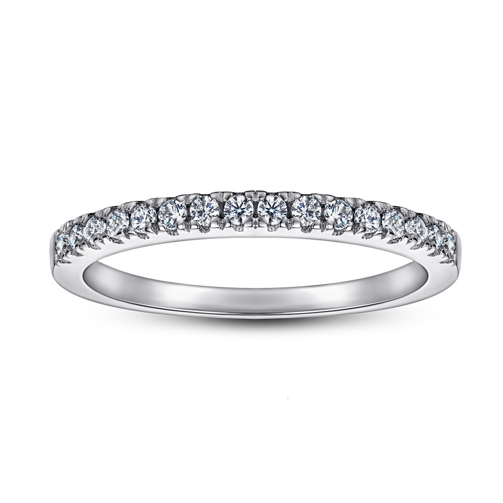 925 sterling silver ring womens zircon set engagement wedding ring set 250728