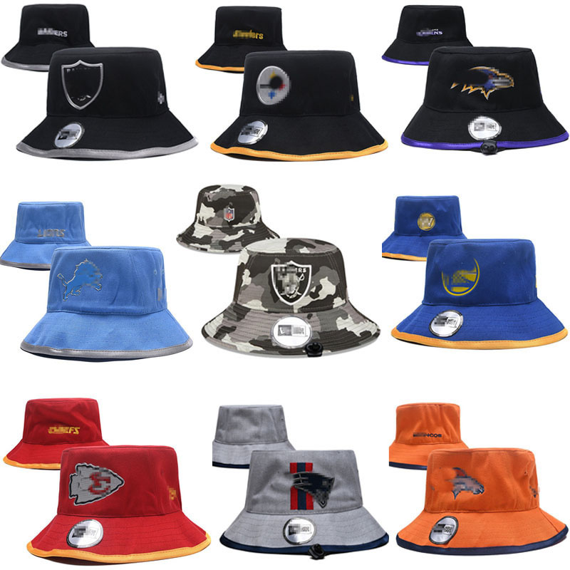 New American Football Fans Team Hat, Fans Bucket Hat for Men - Large Head Circumference, Wide Brim, Embroidered Outdoor Sun Protection Cap