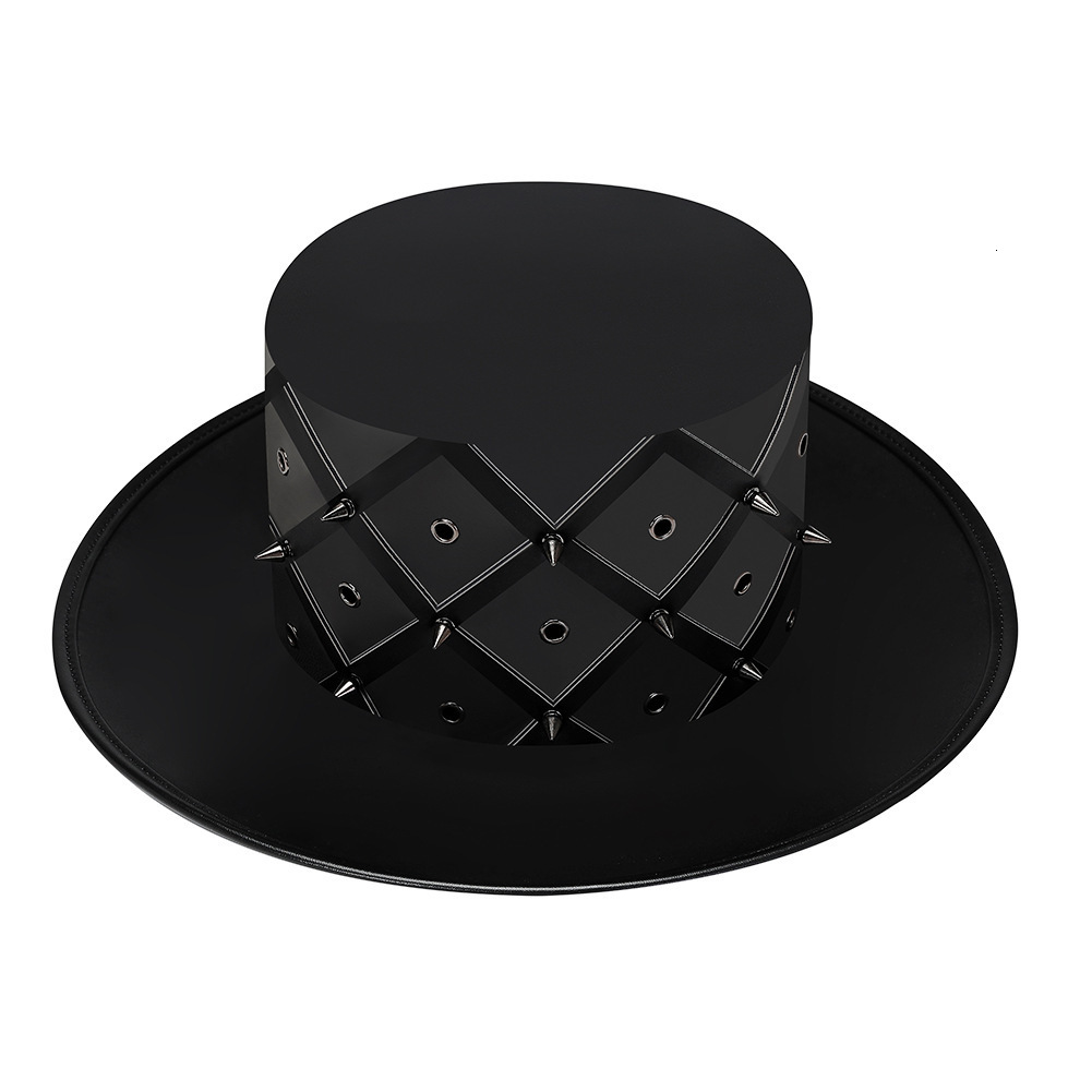 New Punk Plague Doctor Unisex Magic Halloween Party Top Hat for Women ddmymoon