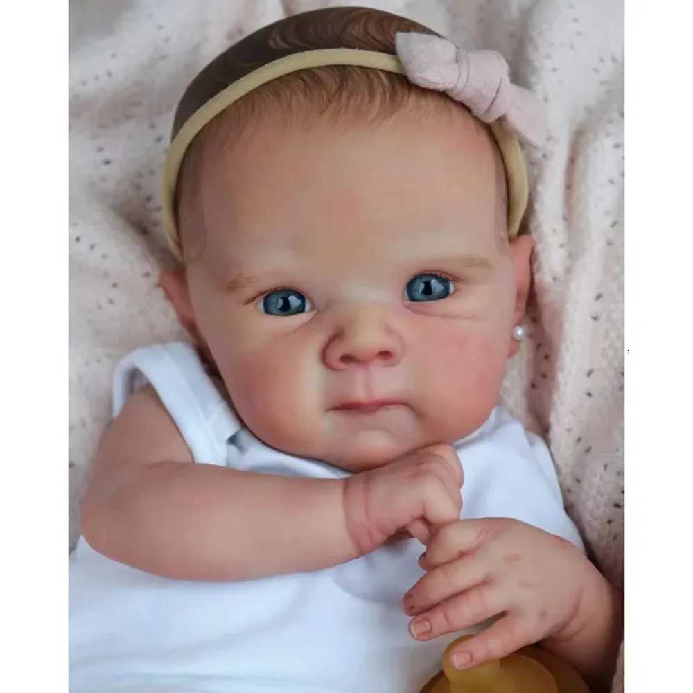 18inch Silicone Baby Doll Reborn Dolls Bettie Multiple Layers Painting 3D Skin with Visible Veins Lifelike Newborn Baby Girls W250728