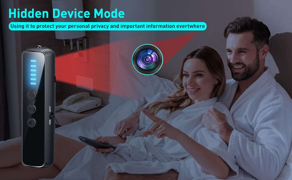 Camera Hotel Anti-Surveillance Device Infrared Signal Scanner Anti-Tracking Monitoring Smart Detector