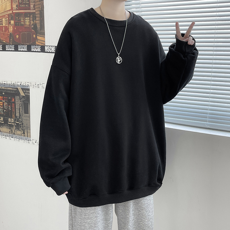 hot free shipping designer cloth for man Loose casual round neck style