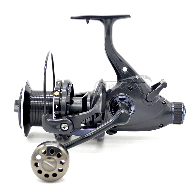 Baitfeeder Spinning Reel for Live Liner Carp Catfish Fishing - Front and Rear Drag System - 4000 to 10000 Series
