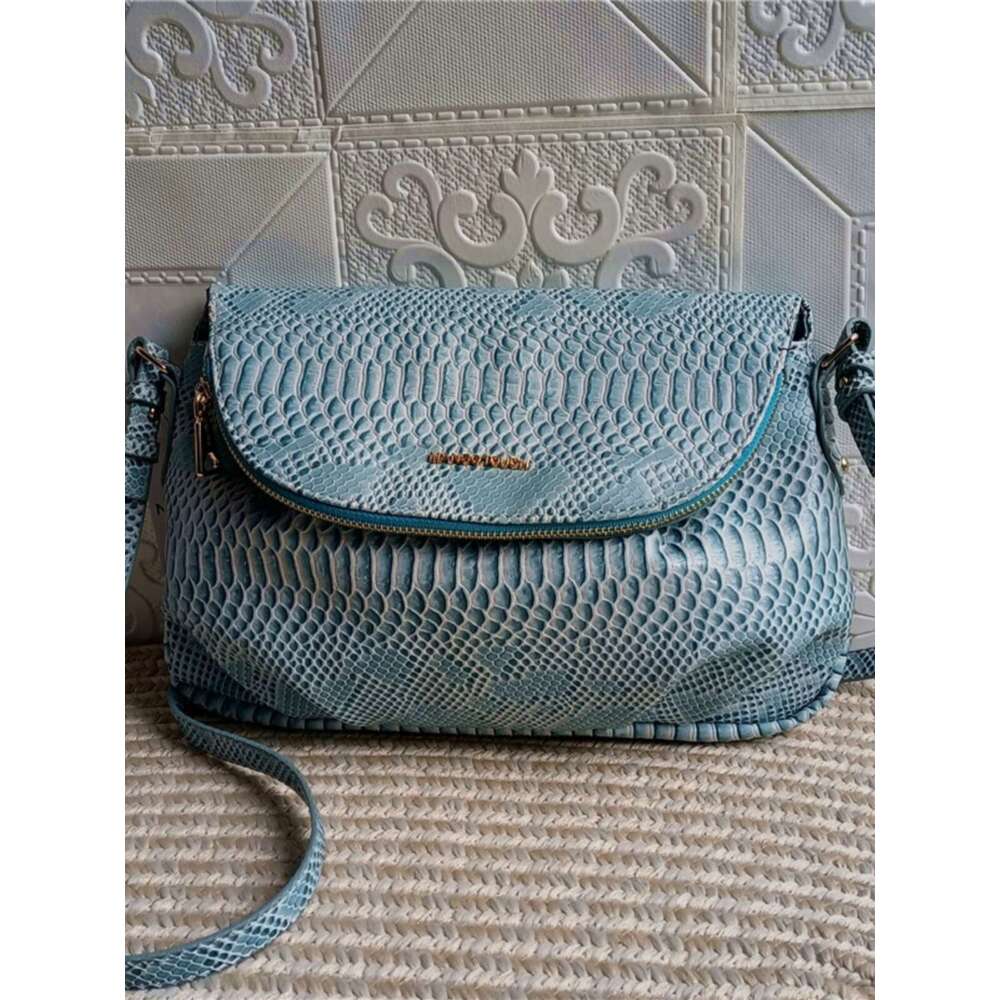 Designer Bag Tote Shoulder Large Capacity Wrinkled Zipper Flap Single Crossbody Pleated Snake Pattern Dumpling Phone For Women