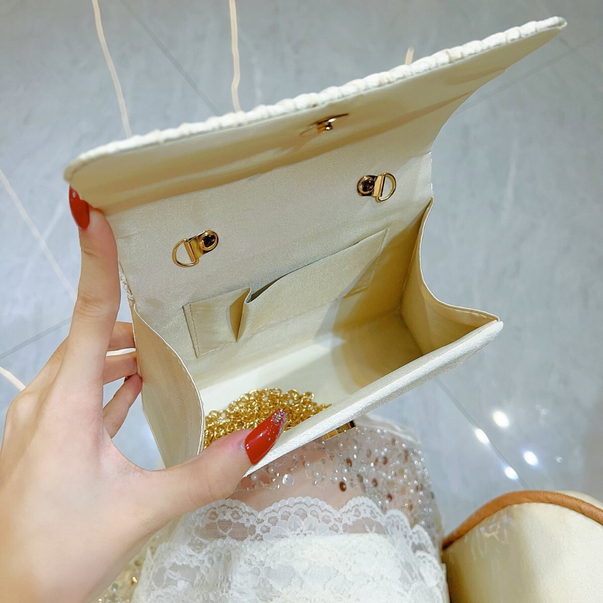 2025 Designer's New Women's Handbag One Shoulder Multi functional Evening Dress Bag