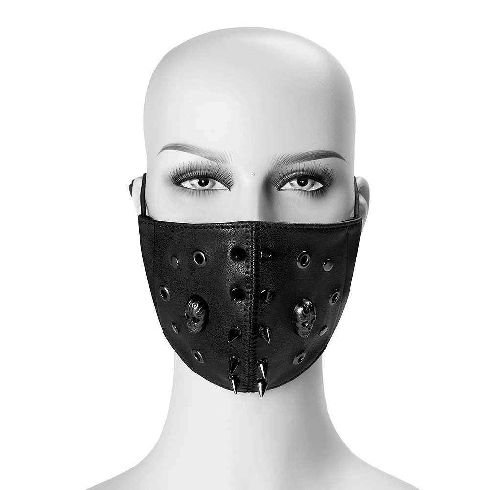 Punk Rock Motorcycle PU Leather Dust Skull Face Mask Accessories ddmymoon