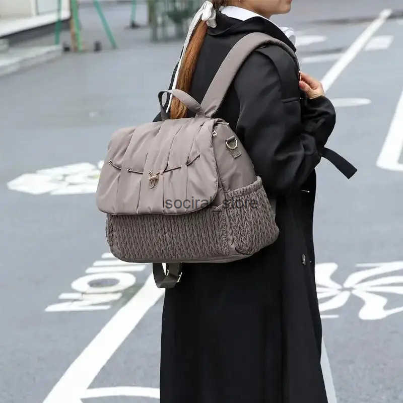 Large Capacity Mommy Diaper Bags Womens Hospital Newborn Nurse Bag Backpacks with changing mat Convenient Bab Q250728