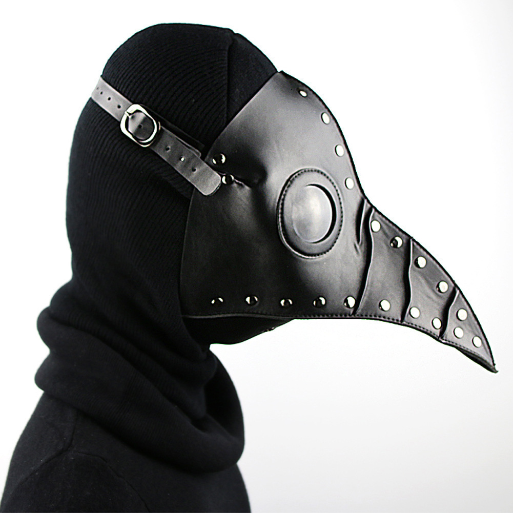 Steampunk Halloween Plague Doctor Long Beak Mask Headgear Cosplay Performance Party Props ddmymoon