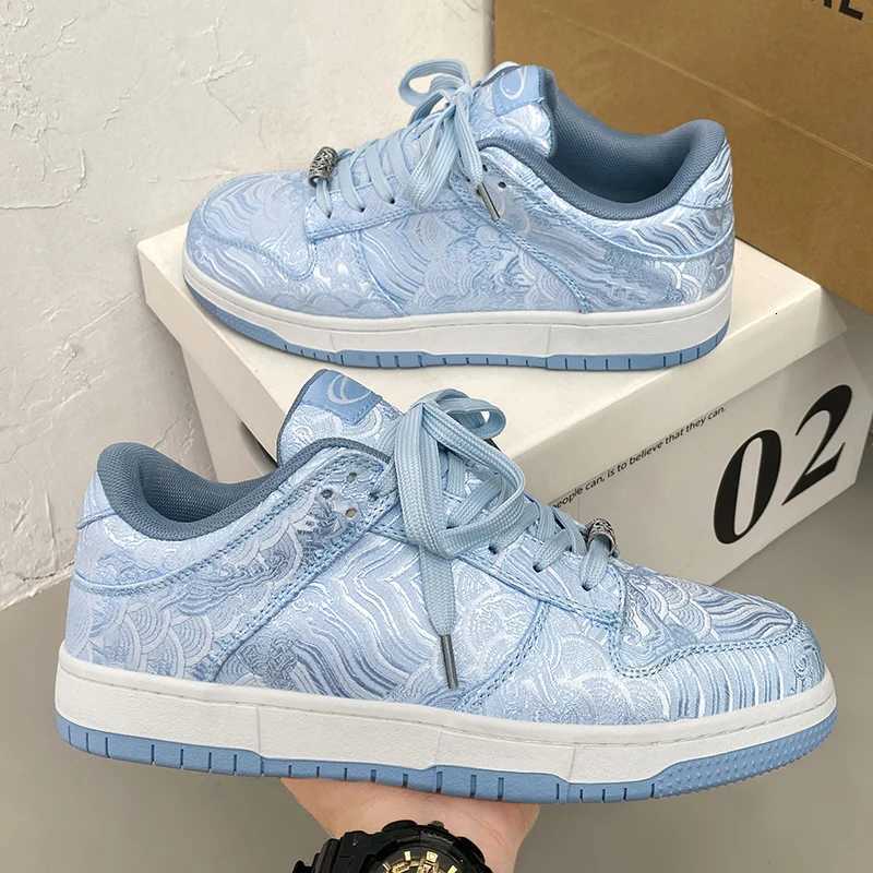 Trendy Mens Shoes Fion Runway Board Shoes Casual Sports Shoes For Men Embroidered Personali Youth Skateboard Shoes Y250728