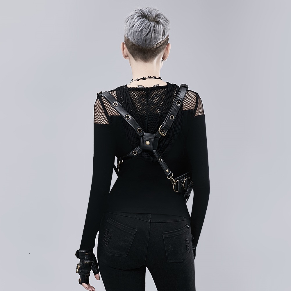 Guangzhou Bags Women Steampunk New Women's Motorcycle Rivet Waist Bag for Men ddmymoon