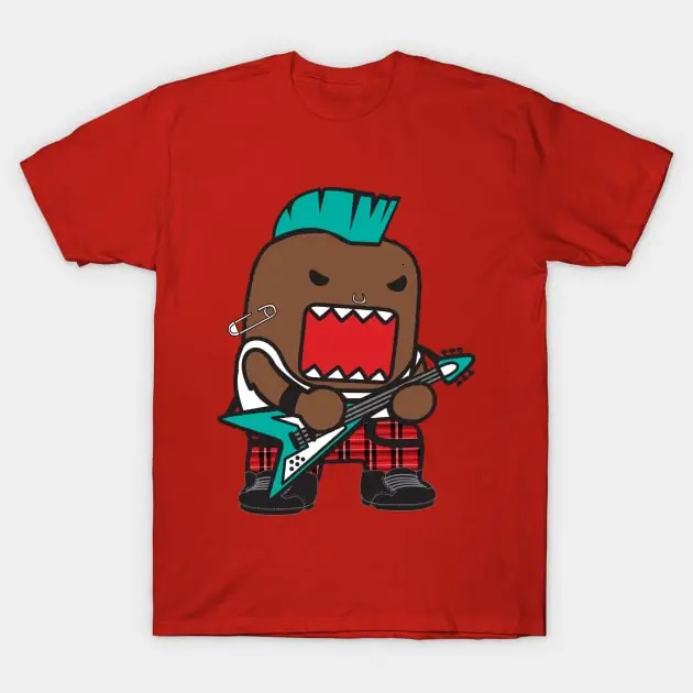 High street oversize t shirt punk domo graphic t shirts gothic pro choice short harajuku streetwear y2k tops cotton men clothing 250728