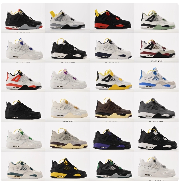 Kids Shoes j4 Basketball Shoe Black cat Toddler Sneakers shoes dhgate cool grey University Blue bred Boys Girls kids shoes designer Athletic Outdoor