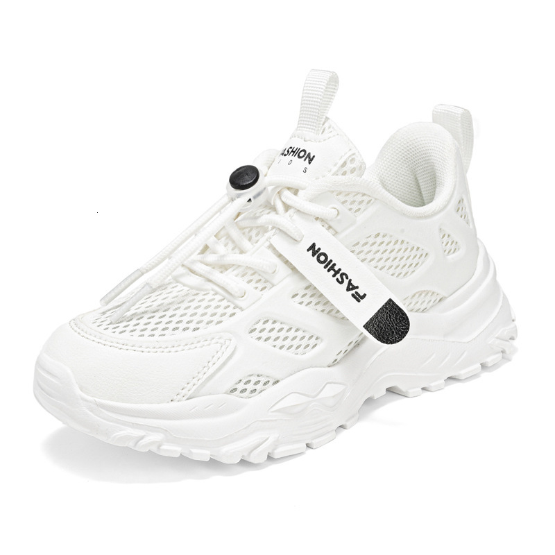 National Trend Sports Spring Summer New Mesh Children's Running Breathable Boys and Girls Student Shoes